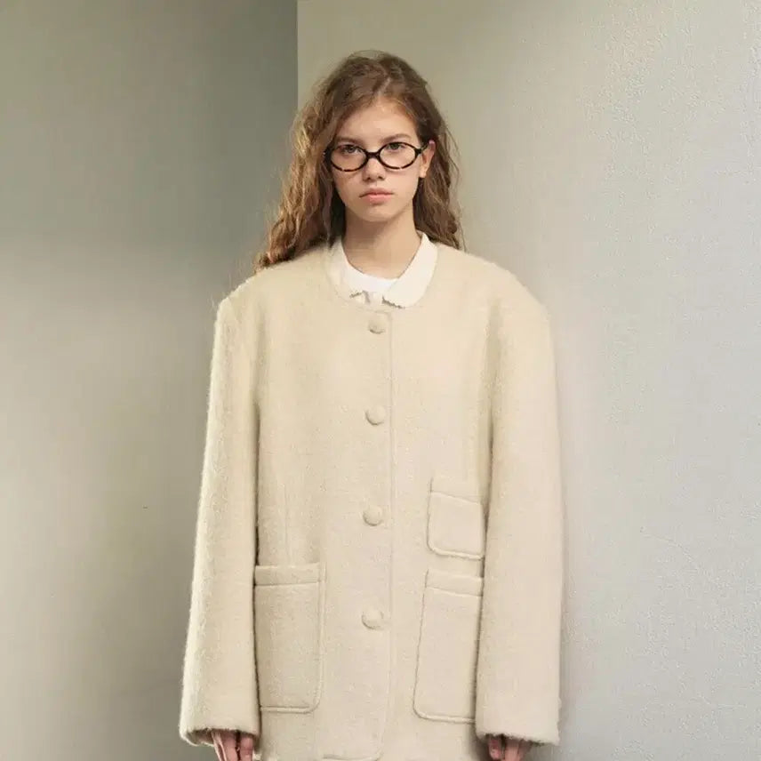 [BUNJANG] Marron Edition Half Coat Jacket / 마론에디션 자켓 하프코트
