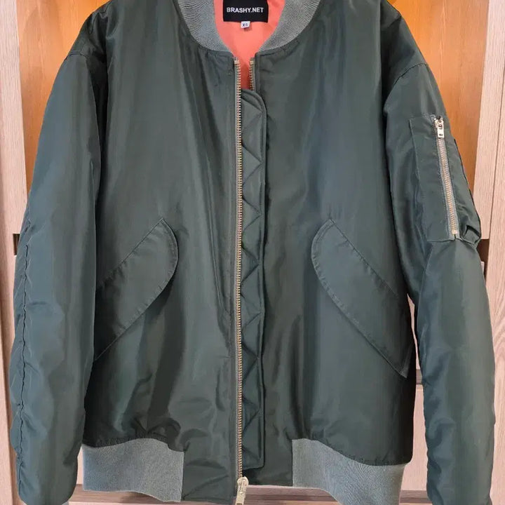 [BUNJANG] BRASHY Studios MA-1 Bomber Jacket (Oversized XS) / BRASHY Studios MA-1 Bomber Jacket