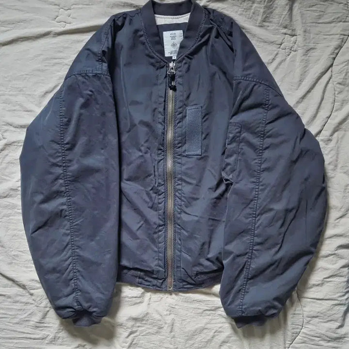 [BUNJANG] Engineered Garments MA-1 Nocaster Navy Jacket (Size 4) / 엔벨로프 ma-1 노케스터 네이비 (4)