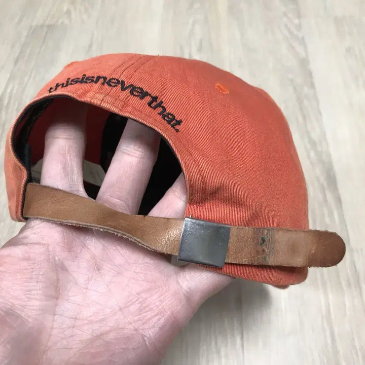 [BUNJANG] thisisneverthat 15 FW Skull Patch BCGC Cap Orange OS / OS) 디스이즈네버댓 15 FW 스컬패치 BCGC 캡 오렌지