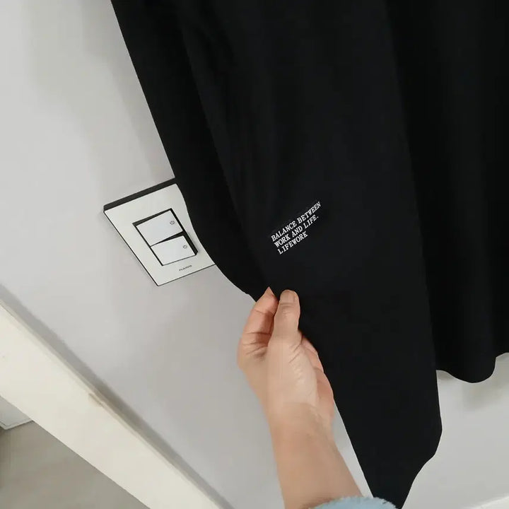 [BUNJANG] LifeWork Black Half-Zip One-Piece Dress / 라이프워크 블랙 반집업 원피스 정품 free