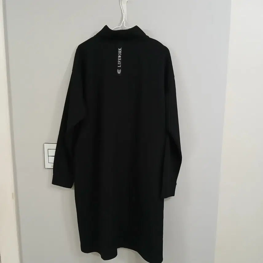 [BUNJANG] LifeWork Black Half-Zip One-Piece Dress / 라이프워크 블랙 반집업 원피스 정품 free
