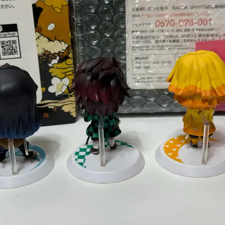 [BUNJANG] Demon Slayer Mini Figure Set (Tanjiro, Inosuke, Zenitsu) Bundle Set / 귀멸의 칼날 미니 피규어 세트 (탄/이/젠 일괄)