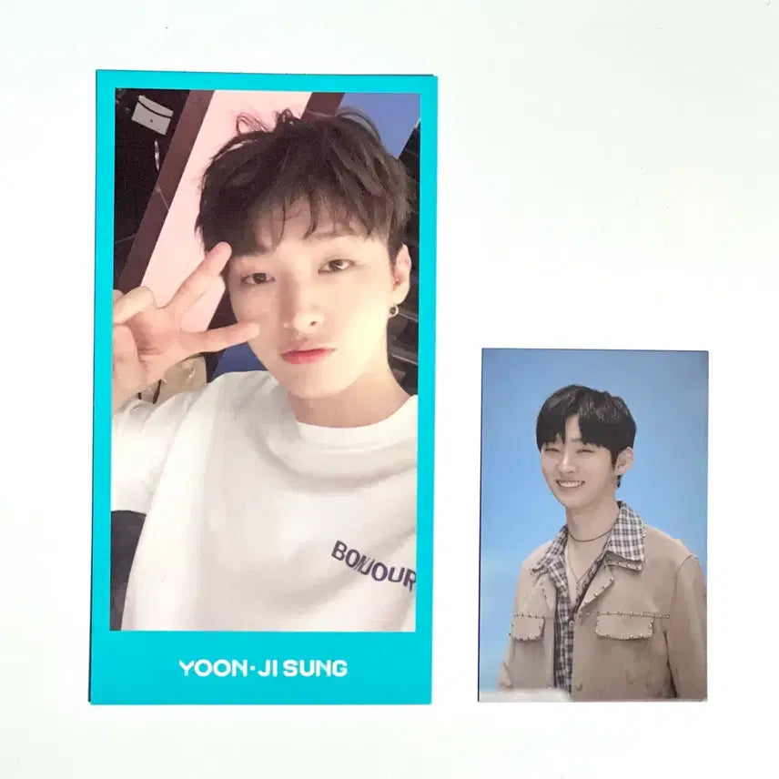 [BUNJANG] Yoon Jisung Wanna One Wannaable Kit Special Gift Photocard / 워너원 윤지성 워너블 키트 + 스페셜 키프트 포토 카드 포카