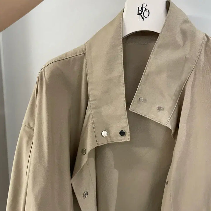 [BUNJANG] Bron Cape Short Trench Coat / 브론 케이프 숏 바바리