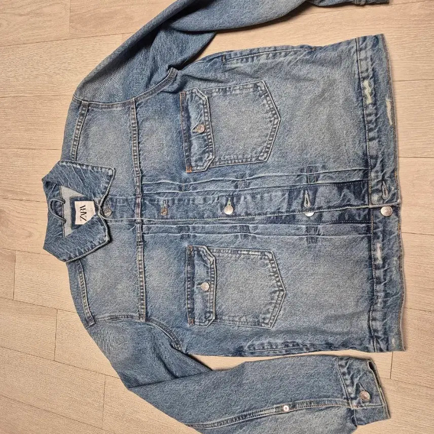 [BUNJANG] Zara Type 2 Denim Jacket L (Fits 100-103) / 자라 타입2 데님자켓 L사이즈 100~103사이즈