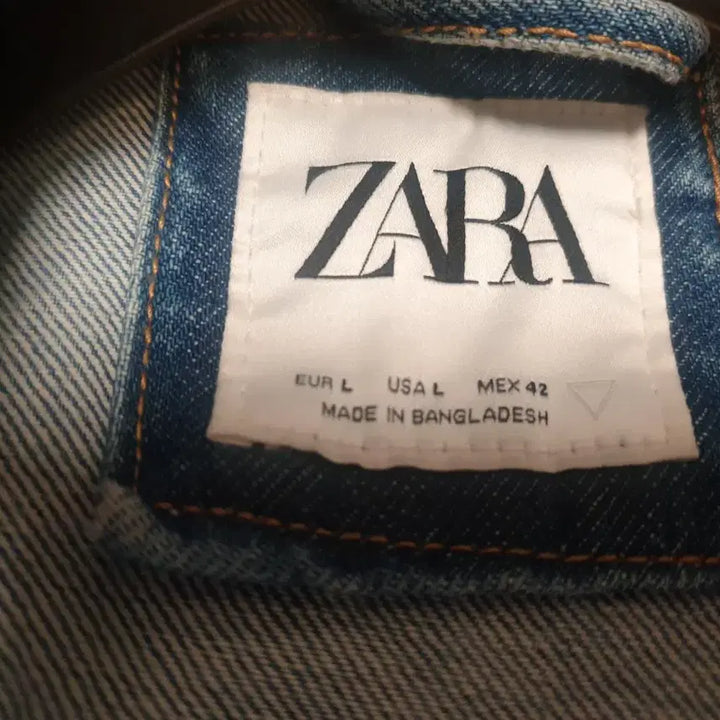 [BUNJANG] Zara Type 2 Denim Jacket L (Fits 100-103) / 자라 타입2 데님자켓 L사이즈 100~103사이즈