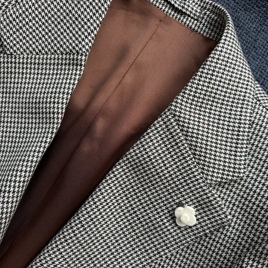 [BUNJANG] Lardini Flannel Houndstooth Suit / 라르디니 플란넬 수트 폴로랄프로렌 RRl 키톤 로로피아나