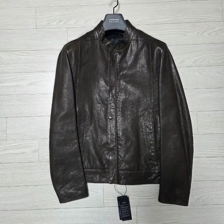 [BUNJANG] Comodo Natural Lambskin Leather Jacket / 코모도 천연 양가죽 레더 가죽자켓