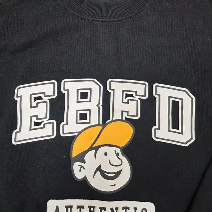 [BUNJANG] Ebbets Field Flannels Authentic Sweatshirt Black M / 이벳필드 베츠 어센틱 맨투맨 블랙 M