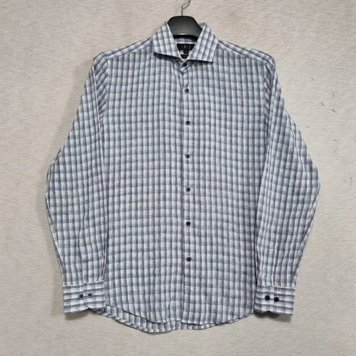 [BUNJANG] Daks Linen Check Shirt Men&