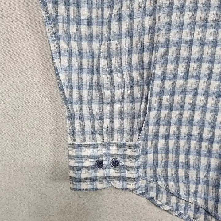 [BUNJANG] Daks Linen Check Shirt Men&
