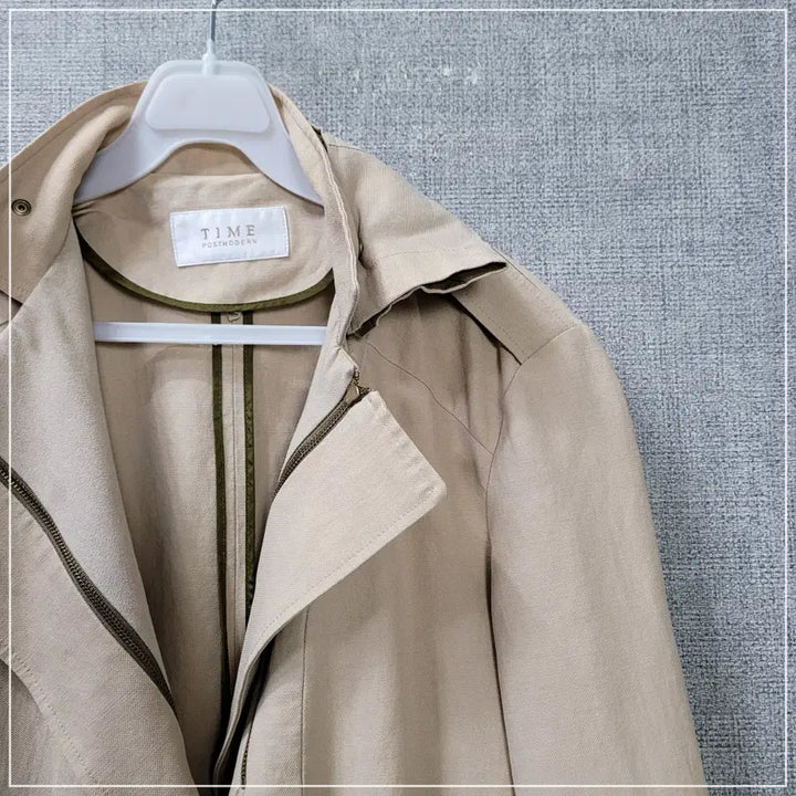 [SOLD OUT] 17. TIME 베이지 린넨야상자켓 여성82-94-160