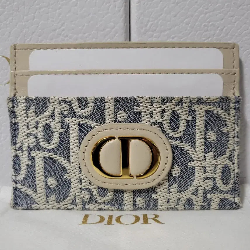 [BUNJANG] Dior Oblique Montaigne Card Holder / [유일매물/한정판] 디올 오블리크 몽테인 카드홀더 카드지갑 라이트 비스킷