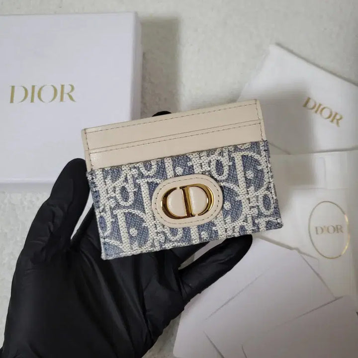 [BUNJANG] Dior Oblique Montaigne Card Holder / [유일매물/한정판] 디올 오블리크 몽테인 카드홀더 카드지갑 라이트 비스킷