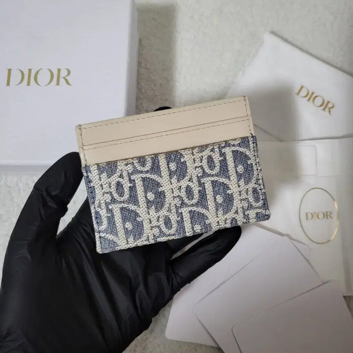 [BUNJANG] Dior Oblique Montaigne Card Holder / [유일매물/한정판] 디올 오블리크 몽테인 카드홀더 카드지갑 라이트 비스킷