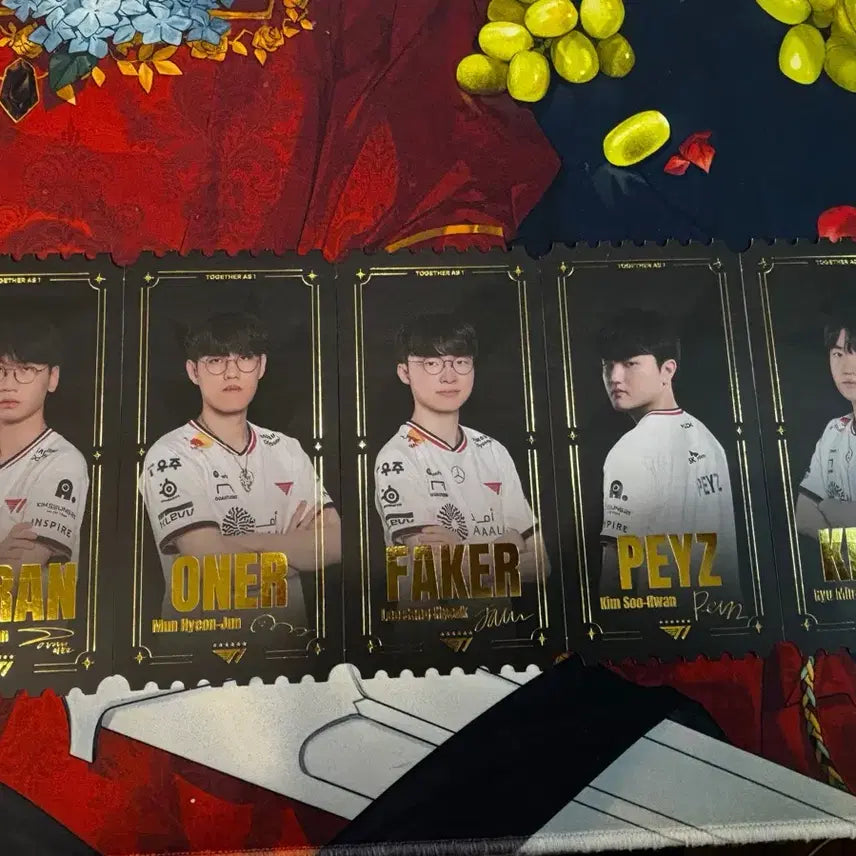 [BUNJANG] T1 Busan Base Camp Gold Foil Ticket Set Bundle / 티원 부산 베캠 금박 티켓 세트 일괄판매 (개별판매x)