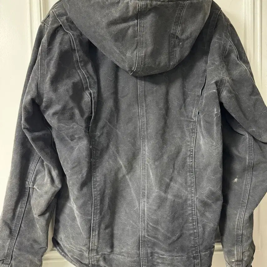 [BUNJANG] Carhartt Black Work Jacket / 칼하트 블랙 워크 자켓 털 안감