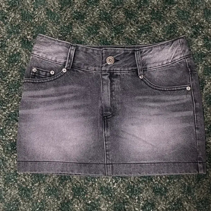 [BUNJANG] Jedidiah "Low Waist" Skirt - Grey (S) / 제드비드 로우웨이스트 스커트 _ 그레이 s