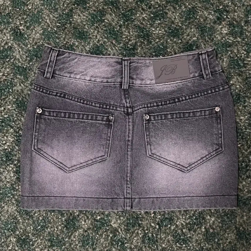 [BUNJANG] Jedidiah "Low Waist" Skirt - Grey (S) / 제드비드 로우웨이스트 스커트 _ 그레이 s