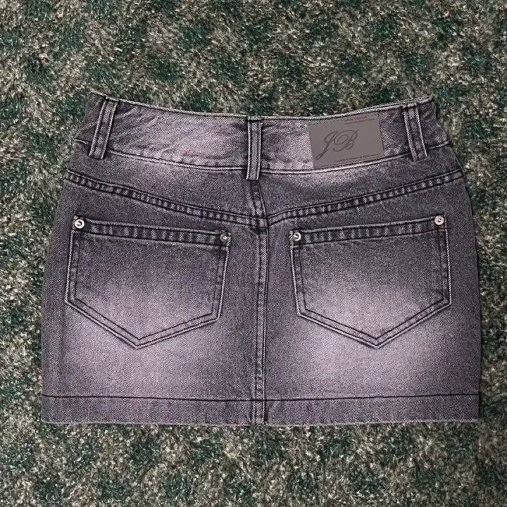 [BUNJANG] Jedidiah "Low Waist" Skirt - Grey (S) / 제드비드 로우웨이스트 스커트 _ 그레이 s