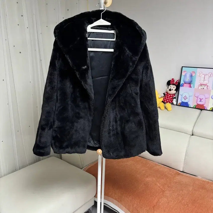 [BUNJANG] MINE Faux Fur Jacket / MINE 마인 퍼자켓