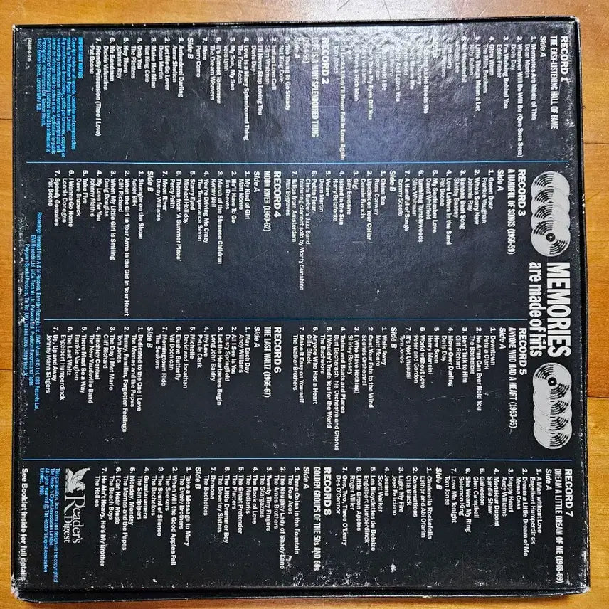 [BUNJANG] Various Artists Old Pop Hits LP Record Collection (8 Records) / 팝송 LP 올드팝 수입 원반 8장 1박스