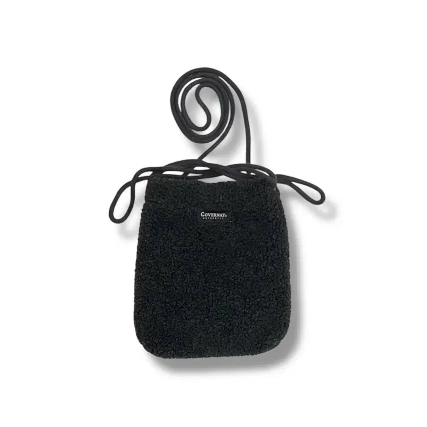 [BUNJANG] Covernat Boucle Mini Crossbody Pouch Bag / 커버낫 부클 뽀글이 미니 크로스백 파우치 가방