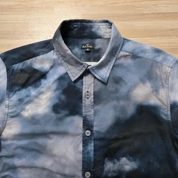 [BUNJANG] Paul Smith Cloud Print Shirt / 90) 폴스미스 구름 프린팅 셔츠