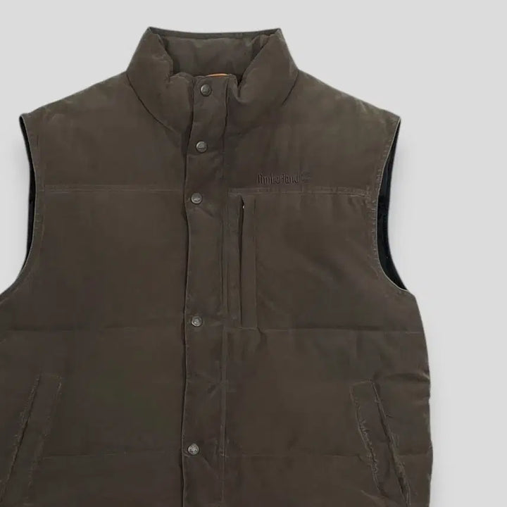 [BUNJANG] Timberland Duck Down Padded Vest / 팀버랜드 덕다운 패딩 베스트 조끼