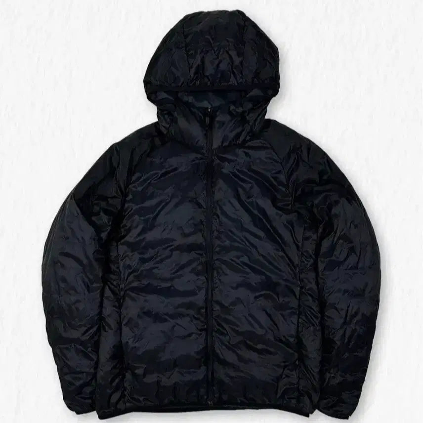 [BUNJANG] Uniqlo Hooded Lightweight Down Jacket L Black / 유니클로 후드 다운경량패딩