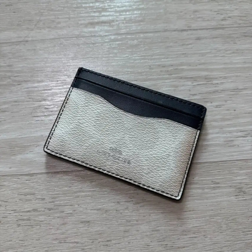 [BUNJANG] Coach White Card Holder / 코치 카드지갑