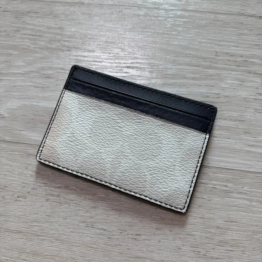[BUNJANG] Coach White Card Holder / 코치 카드지갑