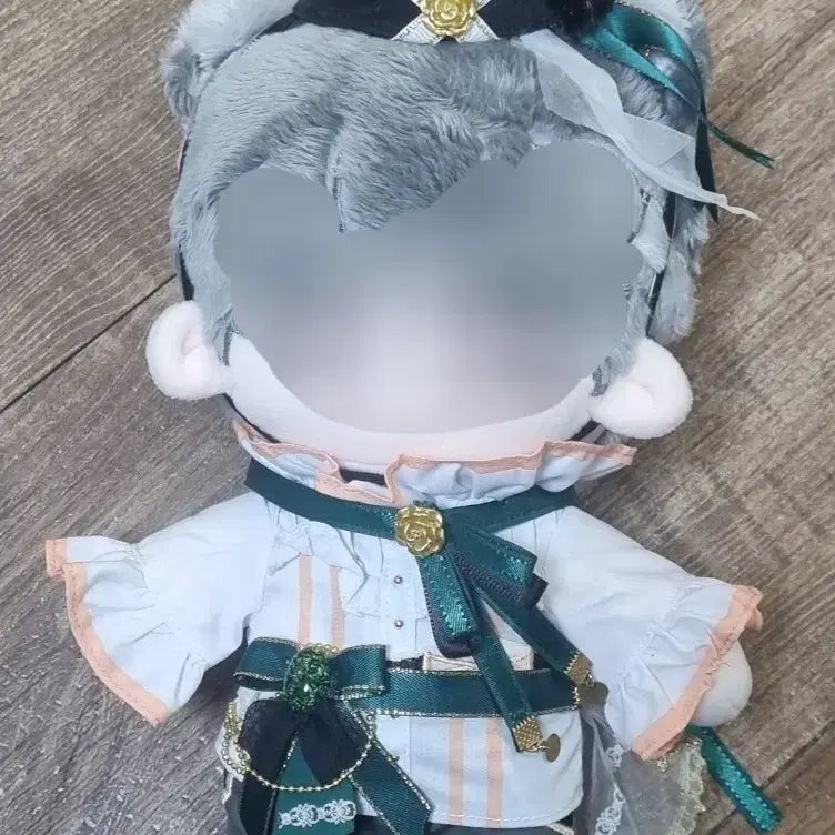 [BUNJANG] 20cm Doll Green Suit - Unspecified Attribute / 인형옷 20깅 초록색 정장 판타지 무속성 옷장 20cm