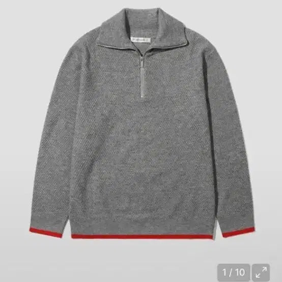 [BUNJANG] Intempo Mood Half Zip-Up Knit L Size / 인템포무드 하프집업니트