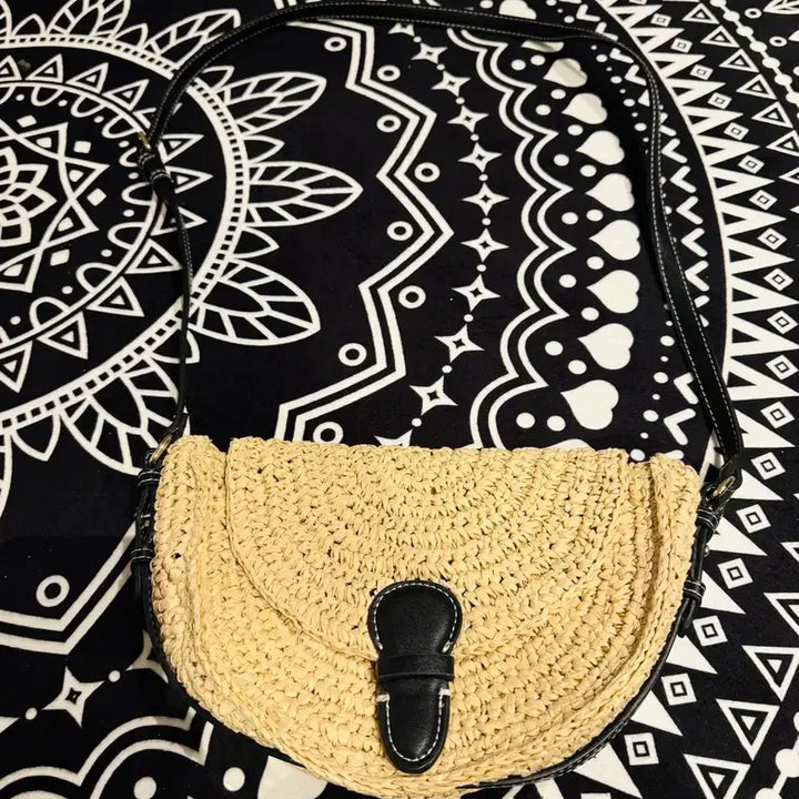 [BUNJANG] Zara Braided Crossbody Bag / 자라 브레이드 크로스백/ 새제품/ 라탄백/반택가능