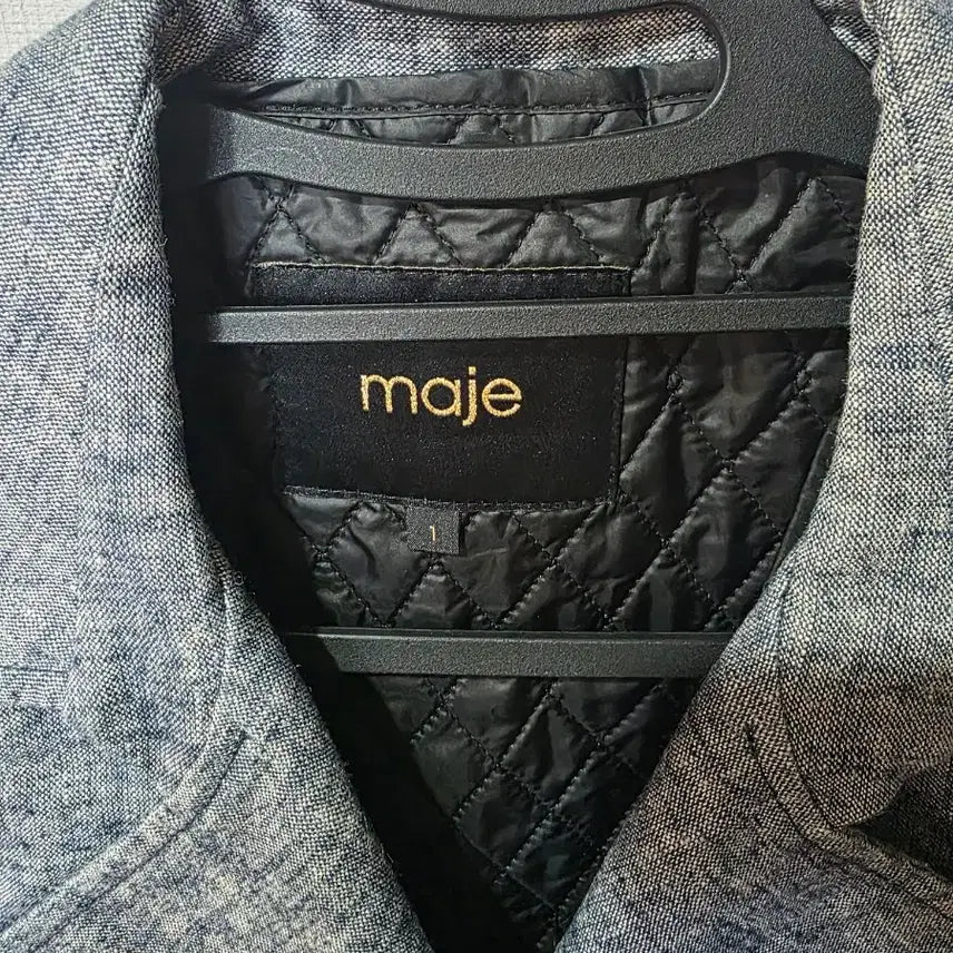 [BUNJANG] Maje Trench Coat Blue / maje 마쥬 트렌치 코트 블루