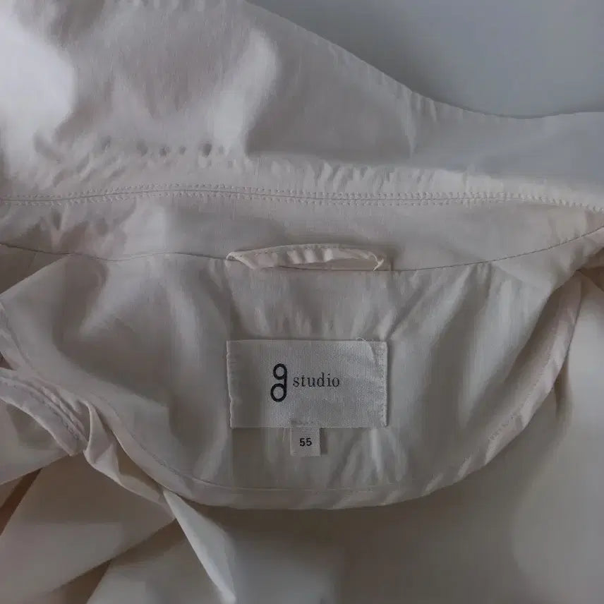 [BUNJANG] G Studio Double Collar Cream Dress / 지스튜디오 더블 카라 원피스
