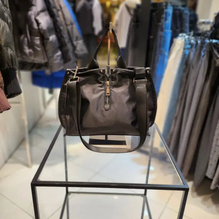 [BUNJANG] cmcube Zipper Detail Two-Way Bag / cmcube 씨엠큐브 지퍼장식 투웨이백