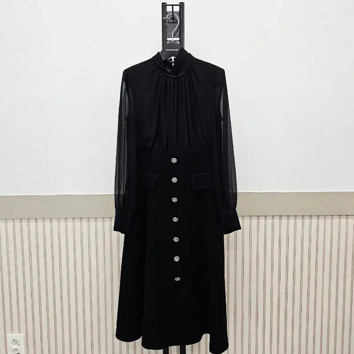 [BUNJANG] MOJO.S.PINE See-through Flare Dress (Spring Collection) / 모조에스핀 봄상품 시스루 플레어 원피스