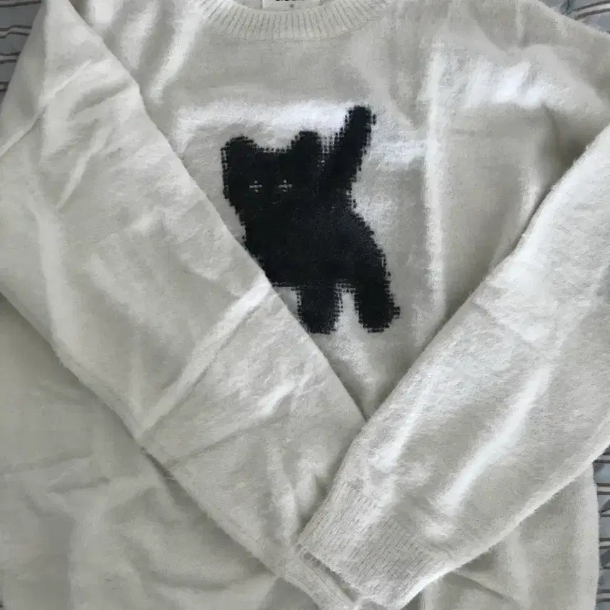 [BUNJANG] AEAE Flashed Cats Angora Knit / AEAE에이이에이이 캣 앙고라 니트 Flashed Cats