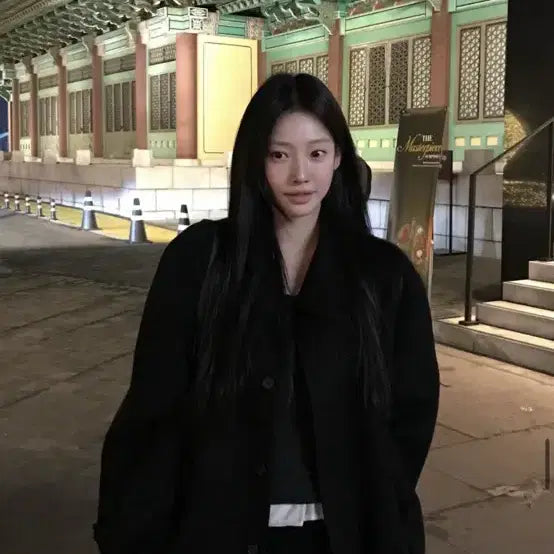 [BUNJANG] Thewish Leeds Snowy Cashmere Long Coat / 더위시 Leeds Snowy 캐시미어 롱 코트