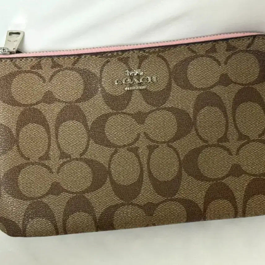 [BUNJANG] Coach Signature Canvas Double Zip Wallet / 코치 더블 집 월렛 시그니쳐 캔버스 새상품