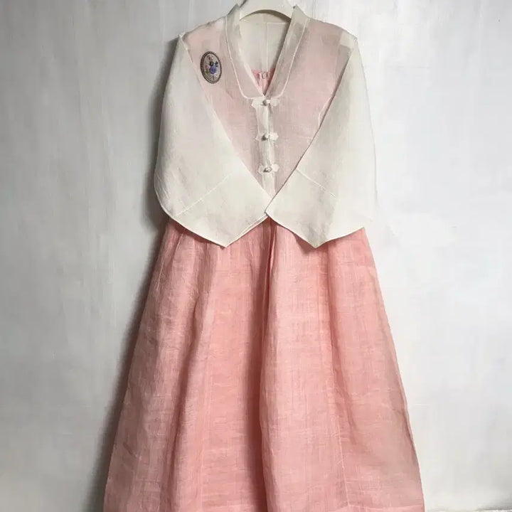 [BUNJANG] Custom Ramie Hanbok Set: Jeogori and Dress / (맞춤) 모시 저고리, 모시 원피스 한복세트