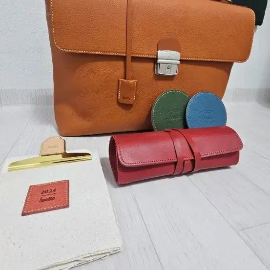 [BUNJANG] Hevitz Italian Milling Bucketta Natural Cowhide Briefcase / 헤비츠 서류가방