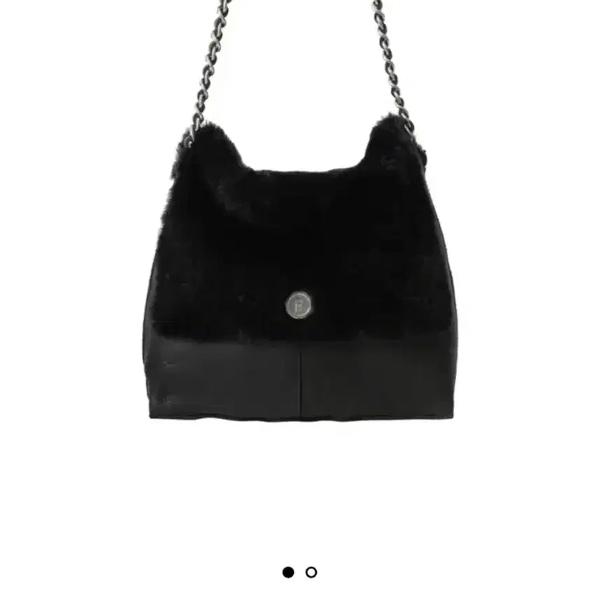 [BUNJANG] MinuteMute Pebble Chain Bag Mute Black / 미닛뮤트 페블 체인백 무스탕 블랙