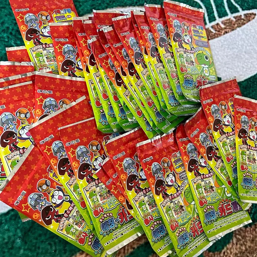 [BUNJANG] Keroro Retro Etching Card Full Box / 고전문구 케로로 에칭카드 풀박스 고전 카드