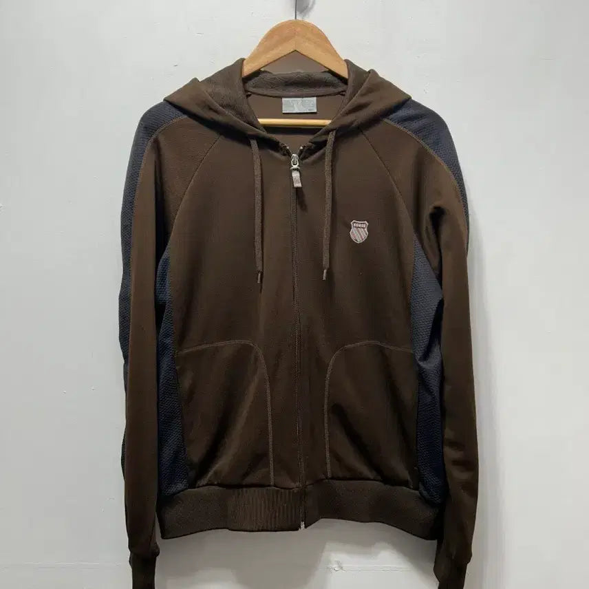 [BUNJANG] K-SWISS Training Suit Set Brown/Black 100 / K-SWISS 트레이닝복 세트 브라운/블랙 100