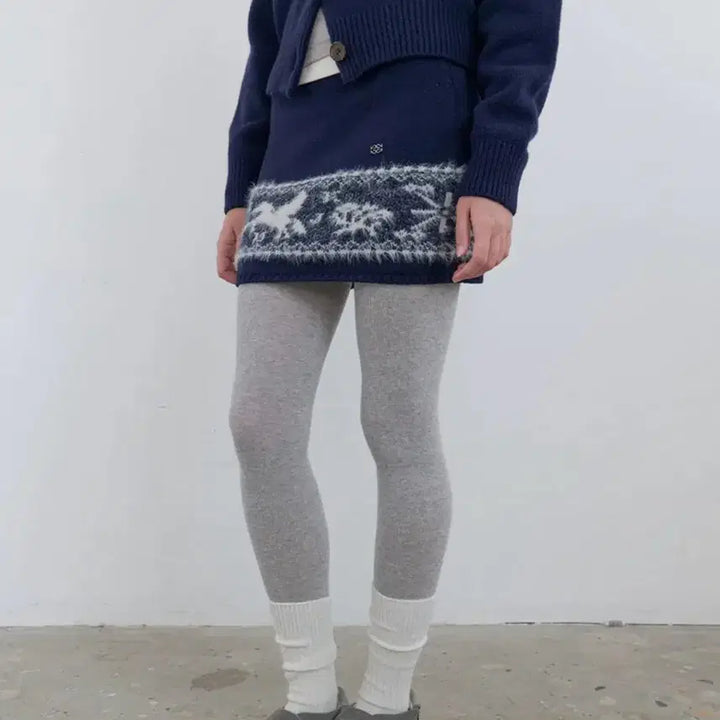 [BUNJANG] Nordic Knit Mini Skirt / 기준 노르딕 니트 미니스커트 Nordic Knit Mini Skirt
