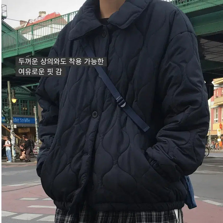 [BUNJANG] Quilted Padded Long Coat - Plus Size / 새상품)빅사이즈퀄팅누빔패딩